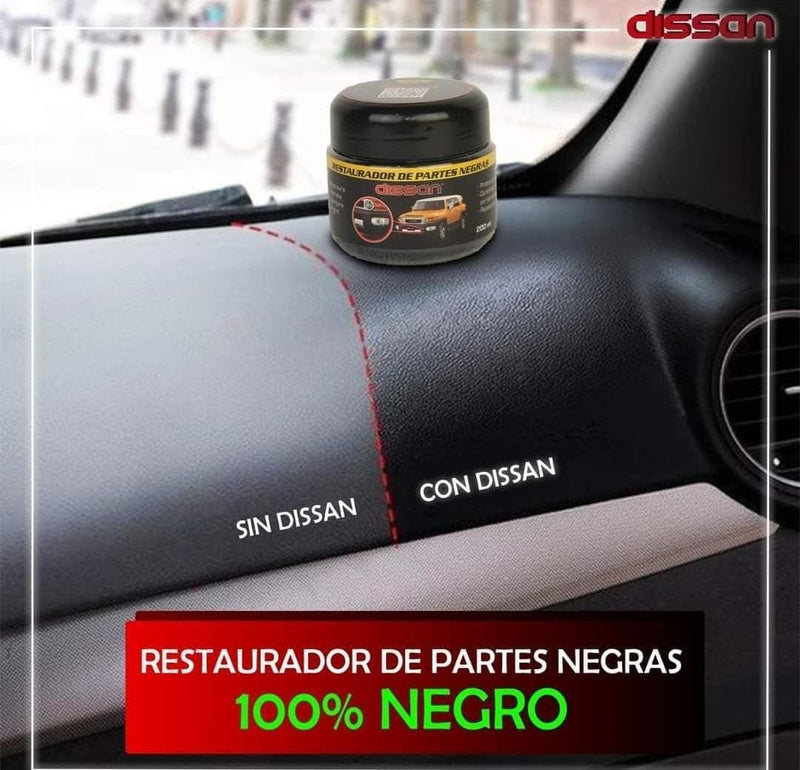 Restaurador de Partes Negras - Fácil de Aplicar, Resultado Profesional