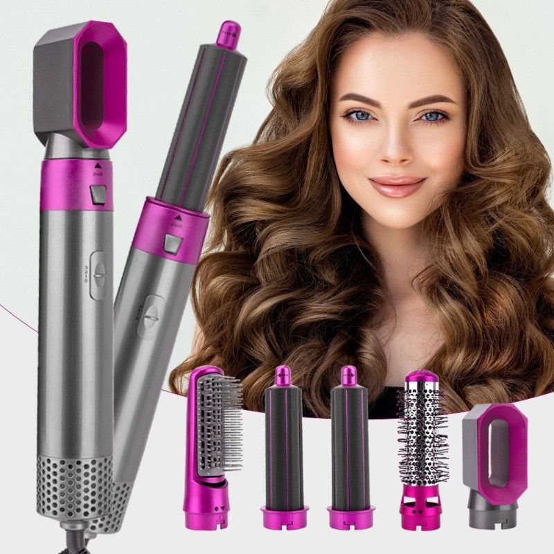 Cepillo Modelador 5 en 1 - Ellegance DeLuxe Hair - El Mercadazo
