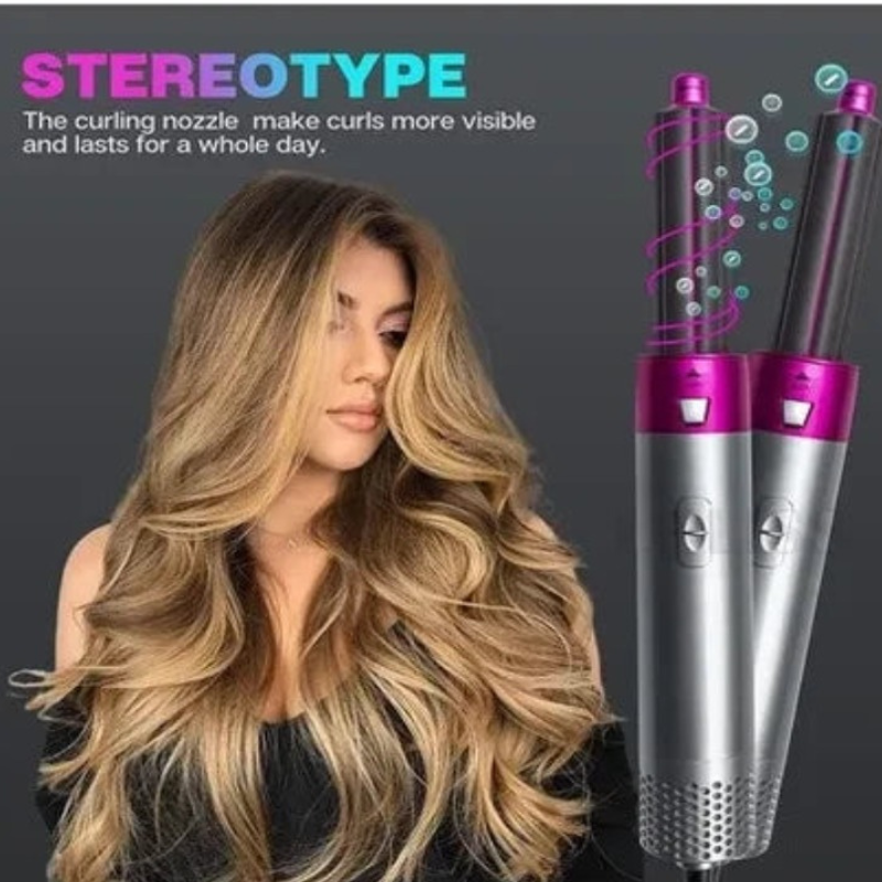 Cepillo Modelador 5 en 1 - Ellegance DeLuxe Hair - El Mercadazo