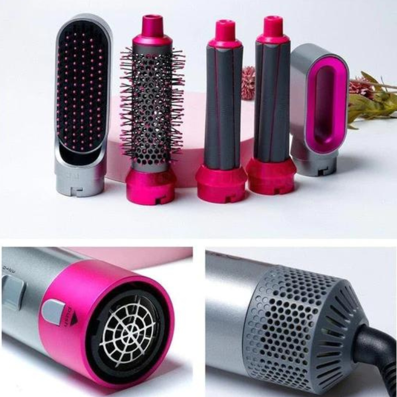 Cepillo Modelador 5 en 1 - Ellegance DeLuxe Hair - El Mercadazo