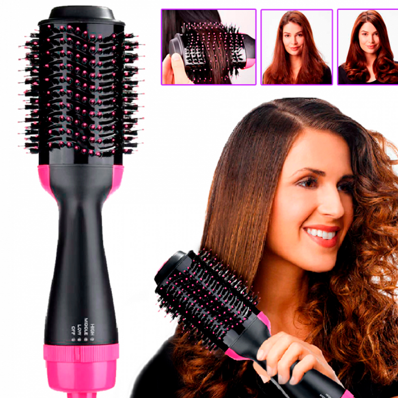 Cepillo Secador Hot Air Brush SECA, PEINA y ALISA - El Mercadazo