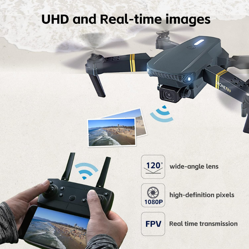 Drone Plegable Con Cámara Wifi 2.4g 998w - El Mercadazo