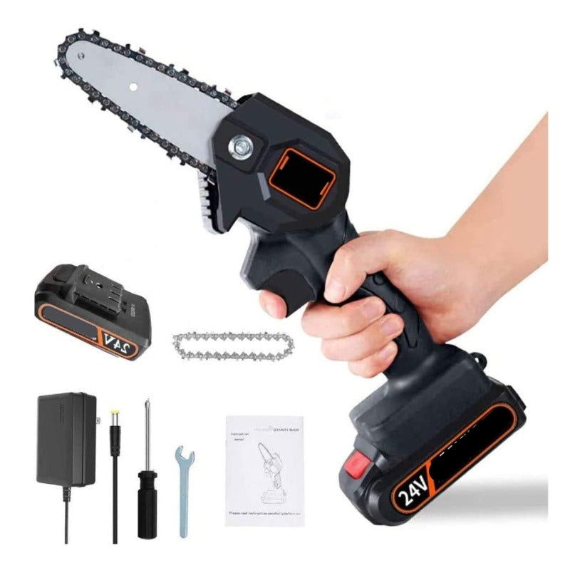 Mini Motosierra De Mano Portátil 24v - El Mercadazo