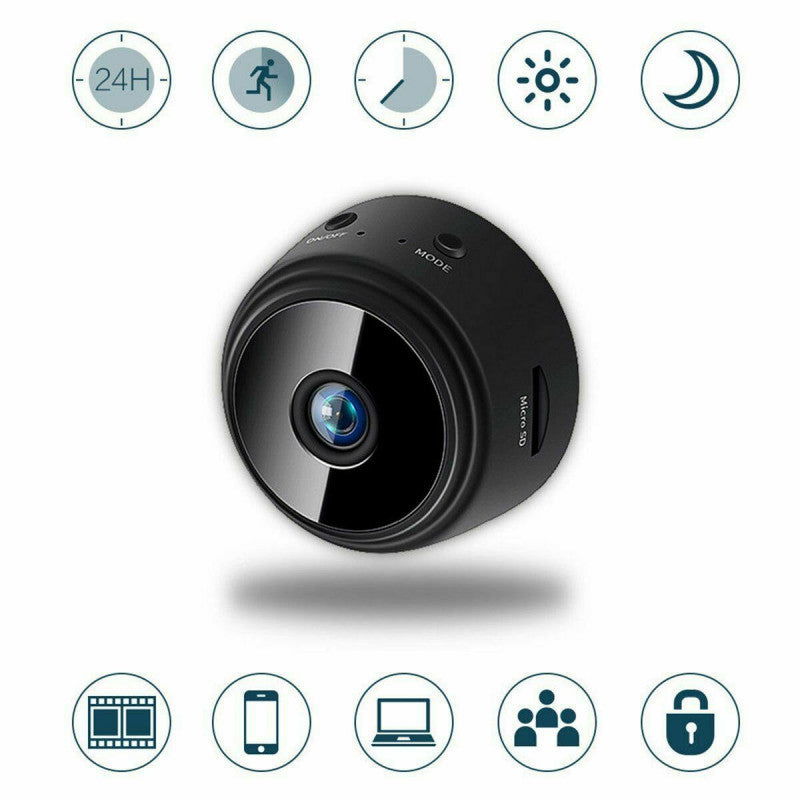 Mini cámara magnética Full HD Wi-Fi visión nocturna rastrea todo en tu teléfono celular - El Mercadazo