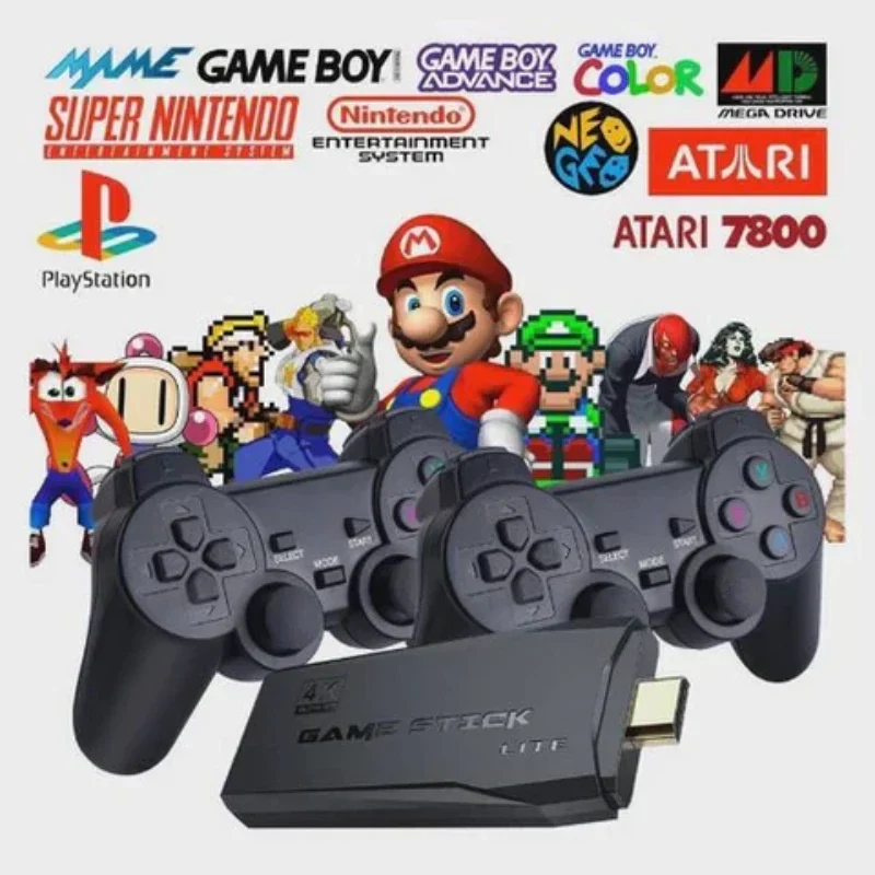 Miniconsola De Juegos Portátil Retro Play 4K - El Mercadazo