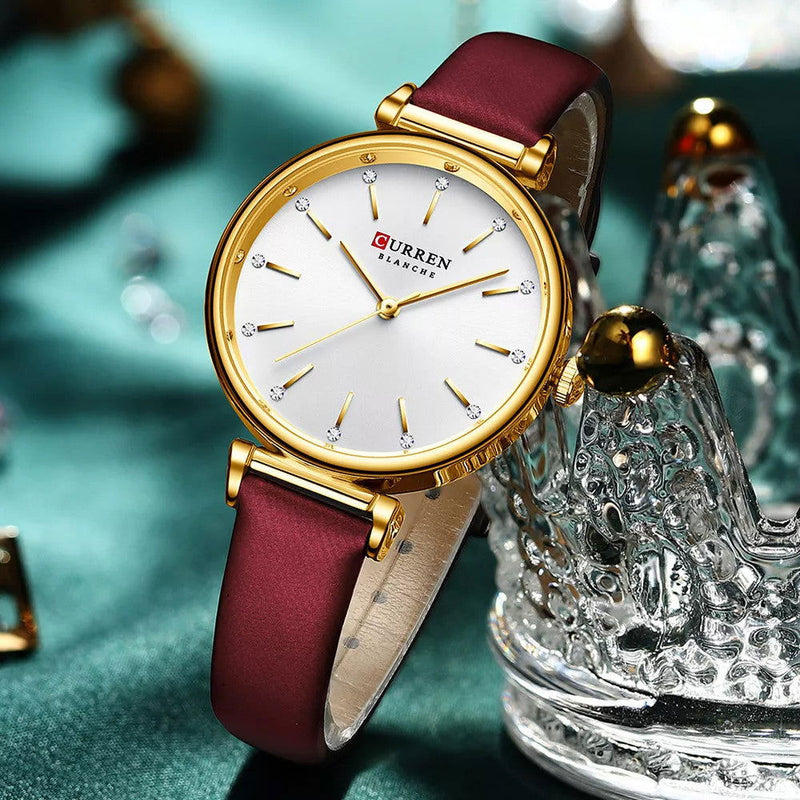 Reloj Curren 9081 CUERO Mujer Dama Negoc - El Mercadazo