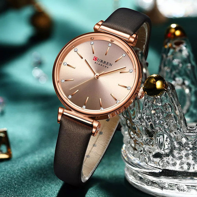 Reloj Curren 9081 CUERO Mujer Dama Negoc - El Mercadazo