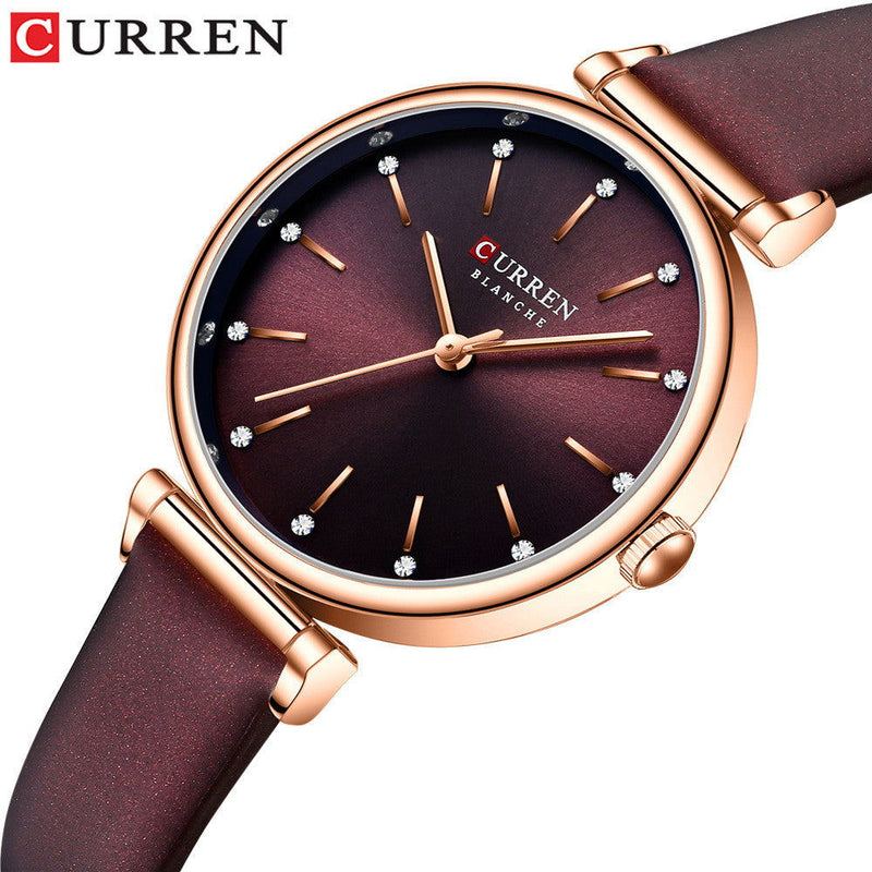 Reloj Curren 9081 CUERO Mujer Dama Negoc - El Mercadazo